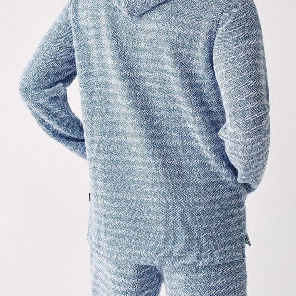 Faherty Beach Terry Whitewater Hoodie - Med - Picture 8 of 8